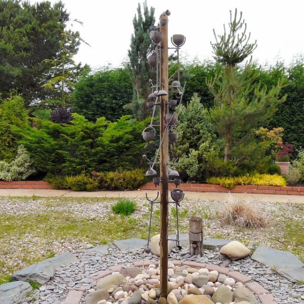 Add Pebbles in Sensory Garden