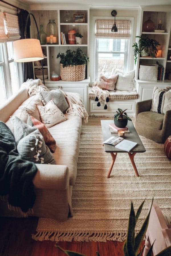 Add a Right Rug - make your small living room look bigger