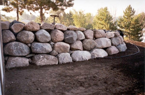 Boulders the Oldest Retaining Wall Materials