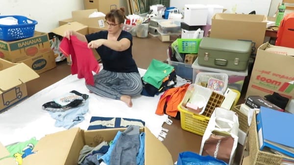Clean the Place to Sit for Basement Decluttering