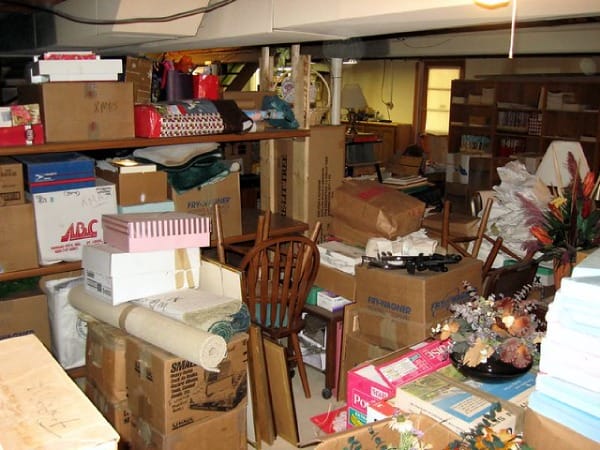 Cluttered Basement