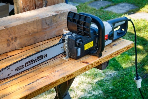 Electric Motor Powered Chainsaw