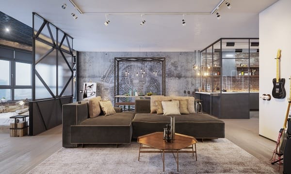 Industrial Style In Housing Architecture