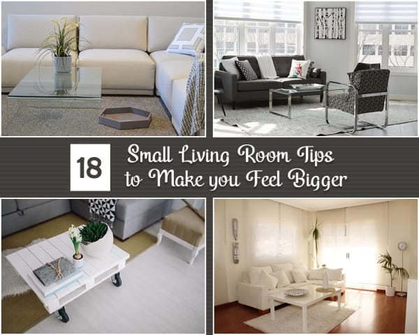 Tips to make your small living room look bigger