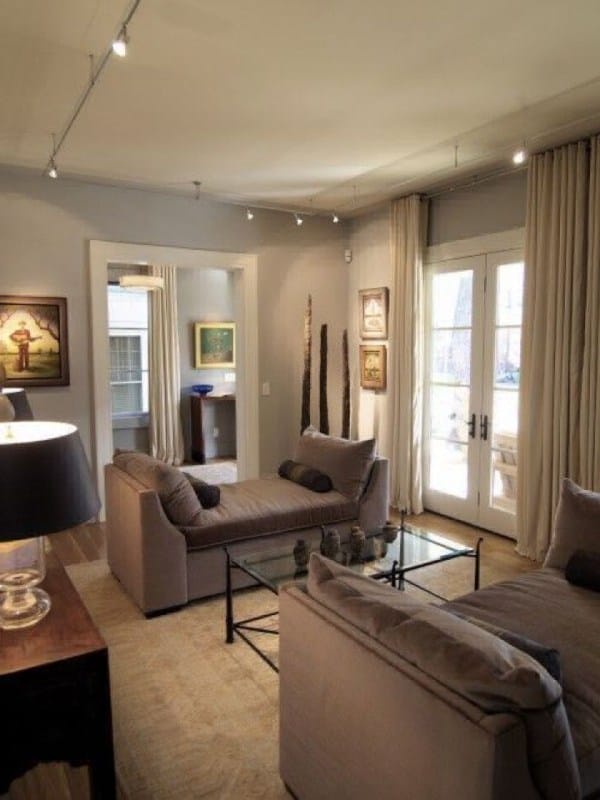 Try for Backless Sofa -make your small living room look bigger