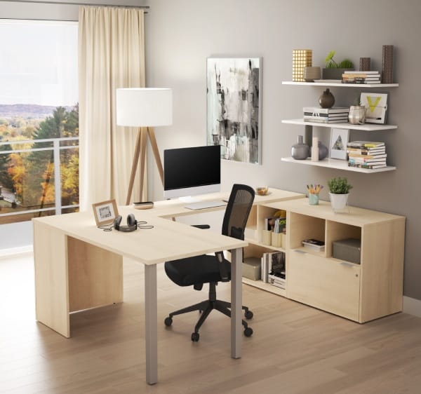 Well-lit Home Office