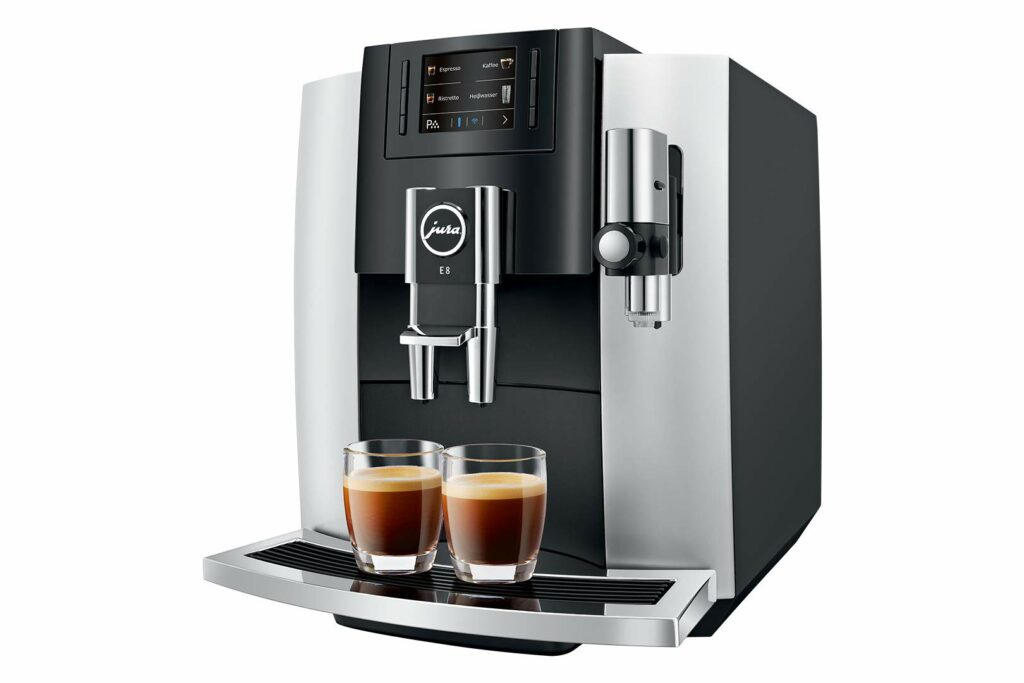 Jura E8 Chrome Automatic Coffee Machine