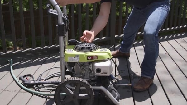 Use of Pressure Washer to Clean Exterior of Home