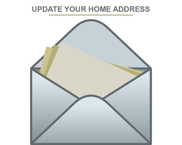 Change Home Address before Moving to a New Home