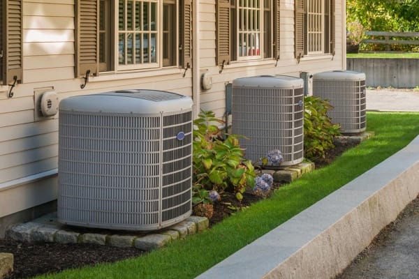 Put External Part of Air Conditioner over Shade
