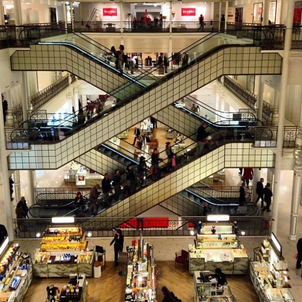 Criss-Cross Escalator