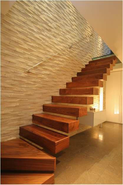 Floating Wooden Stair