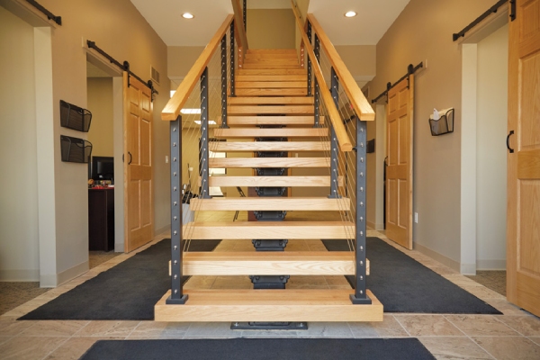 Monostringer-Floating-Stair