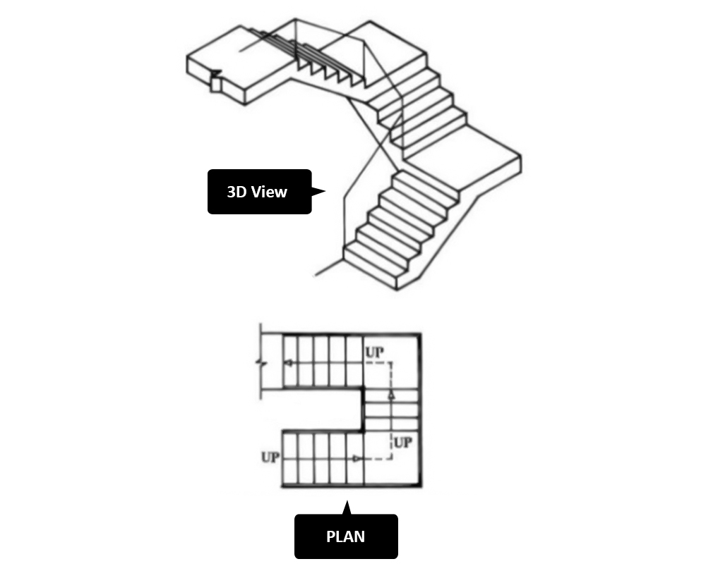 Quarter-Turn-Stair
