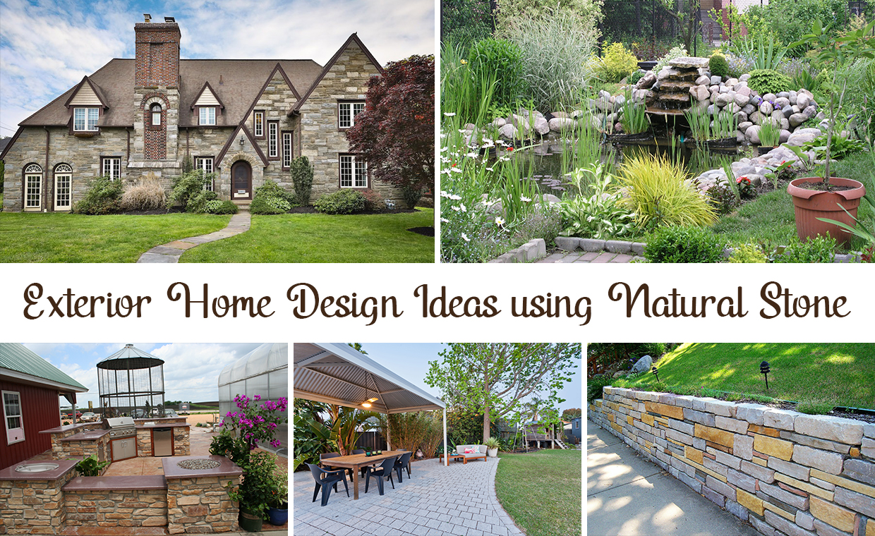 Stone Elements in Home Exterior