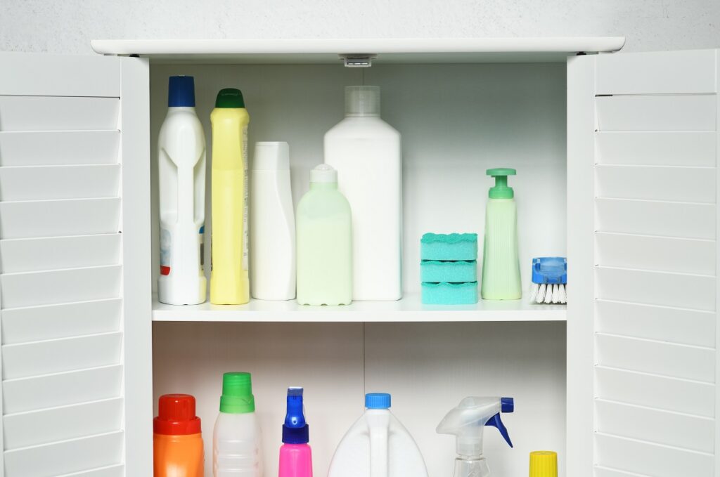 Store your Cleaning Solution Safely Store your Cleaning Solution Safely