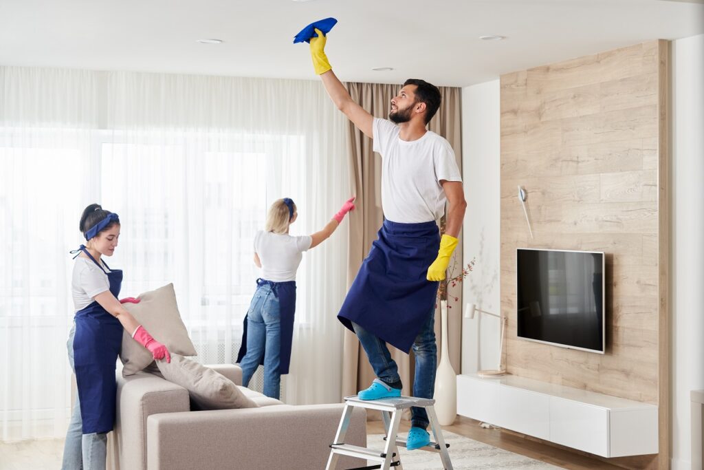 Use Cautions in High Places while Home Cleaning Use Cautions in High Places while Home Cleaning