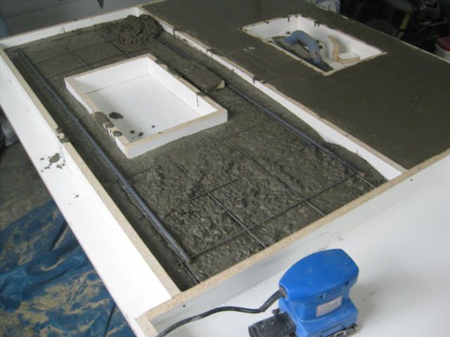 DIY Concrete Countertop Installation