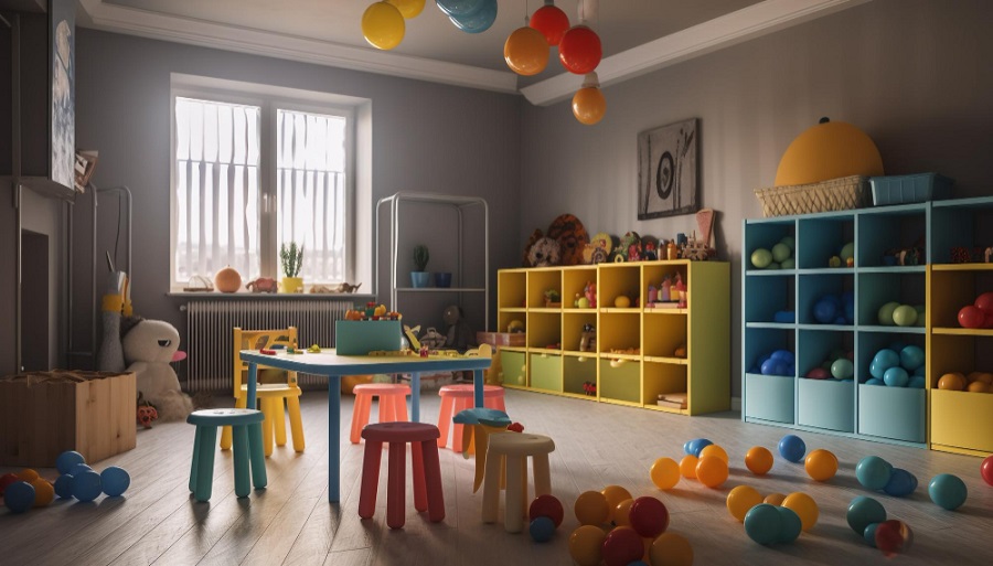 Functionality Aesthetics in Playroom