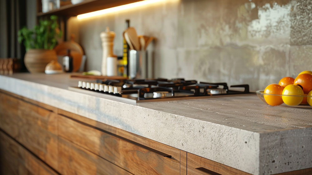 Indoor Concrete Countertop
