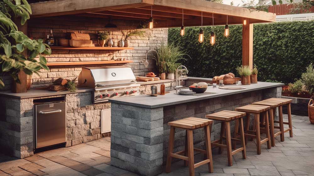 Outdoor Concrete Countertop