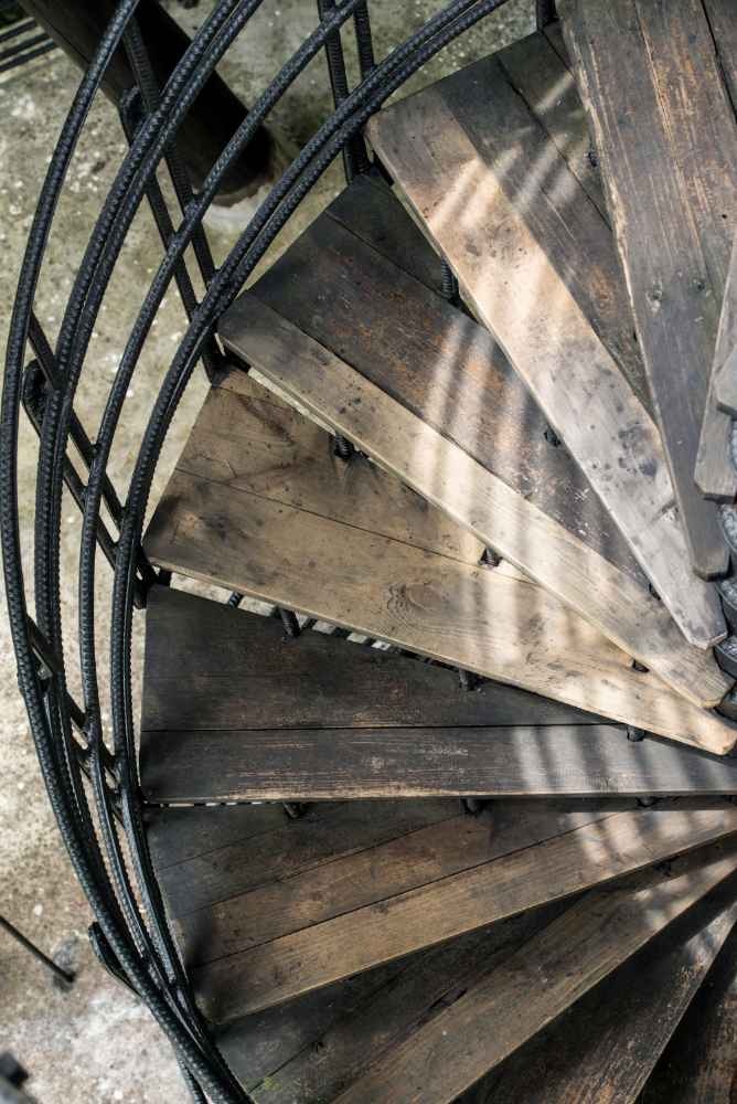 Outdoor Spiral Staircase
