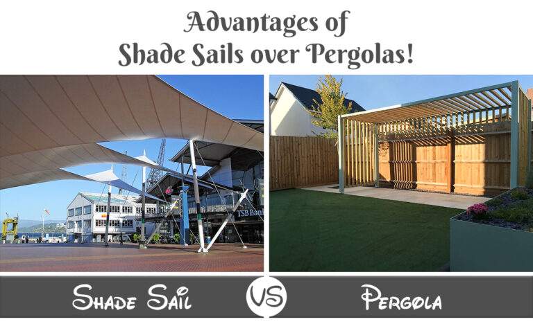 Advantages of Shade Sails over Pergolas!