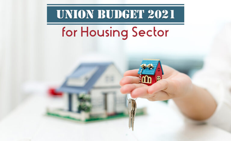 Union Budget 2021 for Housing Sector