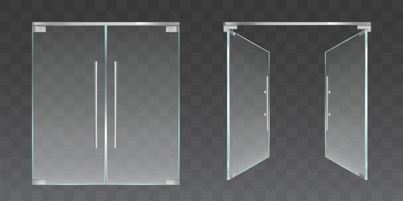 Seeded Glass Cabinet Doors