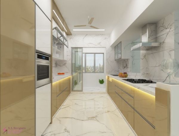 Parallel Modular Kitchen Interior Design