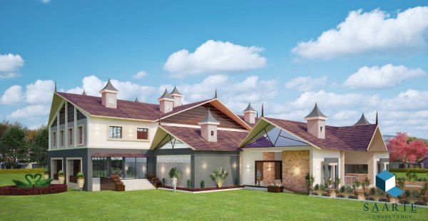 Architecture Design of Divine Party-Lawns (Junaghad)
