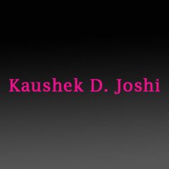Kaushek D. Joshi