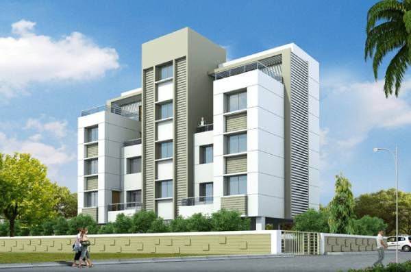 Exterior View of Residential Apartment