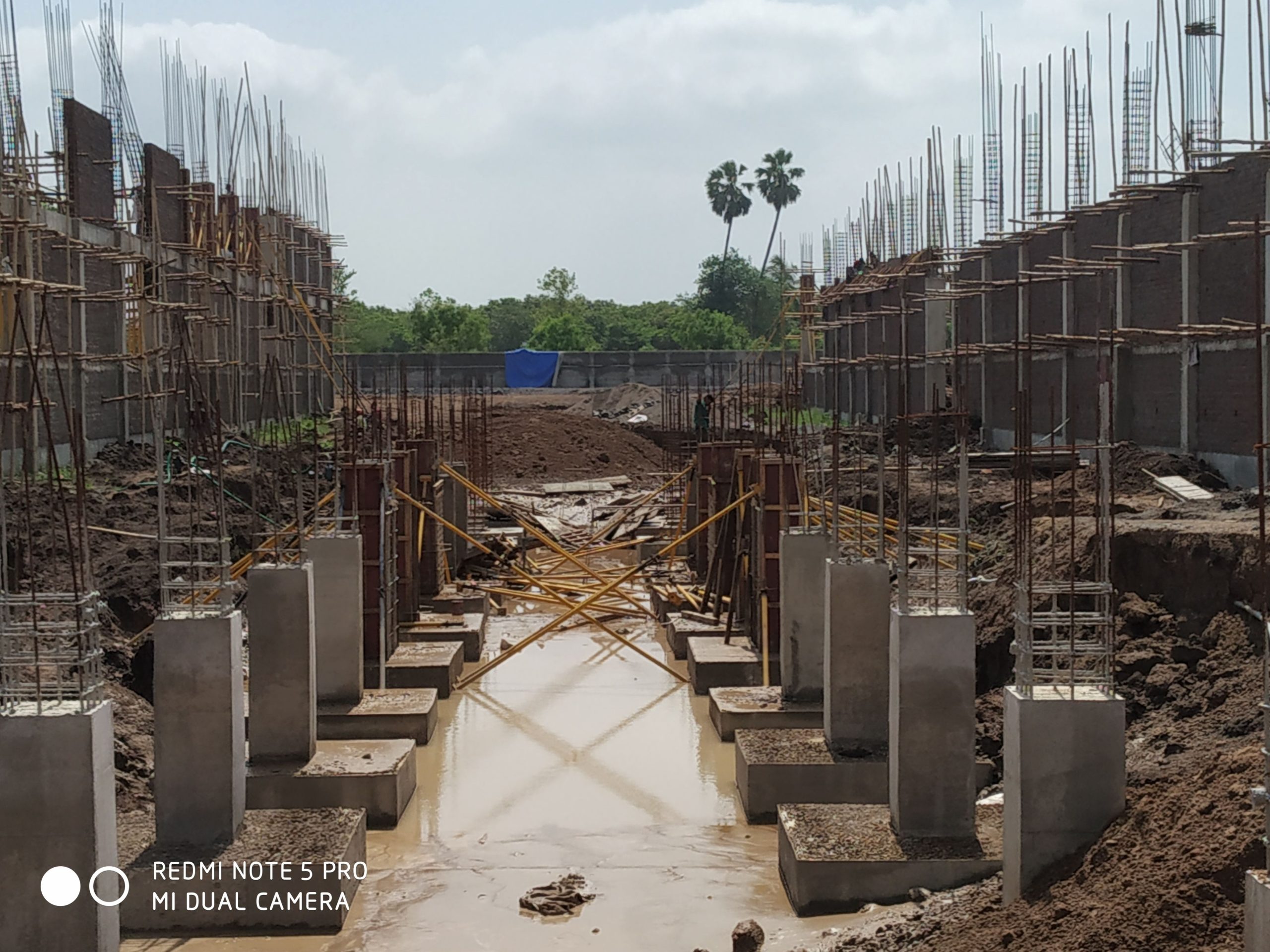 Machine Foundation work going on...!!!