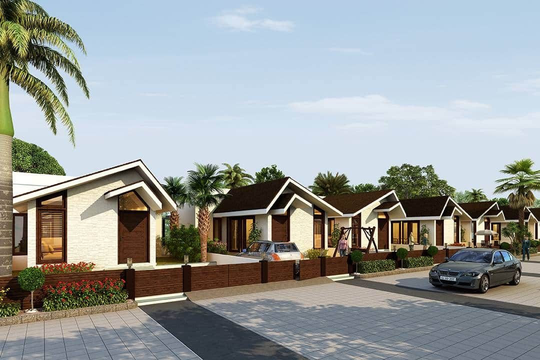 Exterior Design of Row Houses