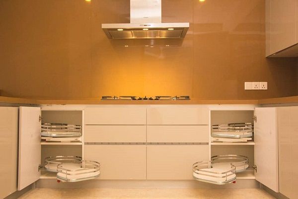 Straight Kitchen Interior Design