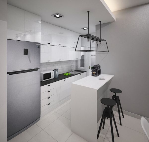 Modular Kitchen Interior Design - Syntel CEO's Residence