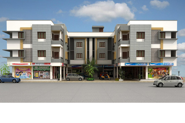 Commercial cum Residence Complex, Chhotaudepur