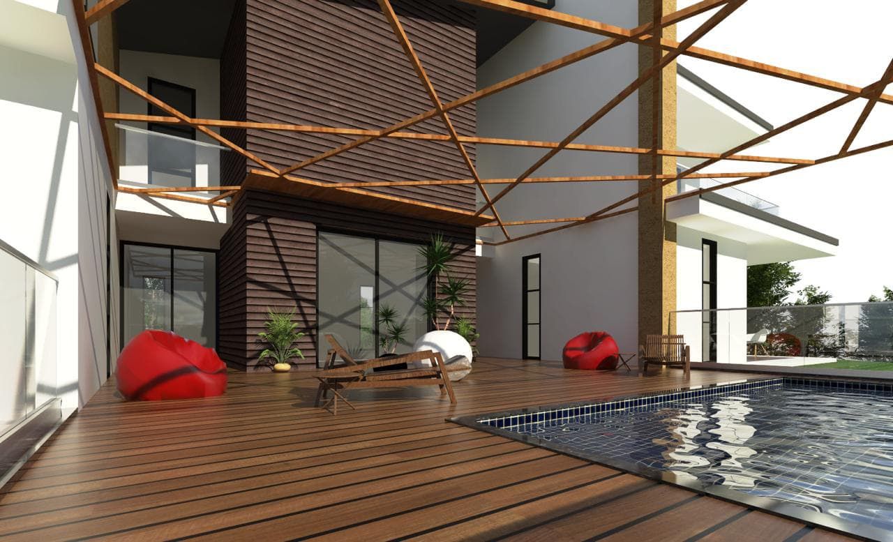 Balcony Swimming Pool Interior Design