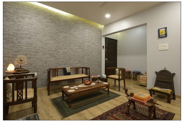 Living Room Interior Design, Nadig Residence
