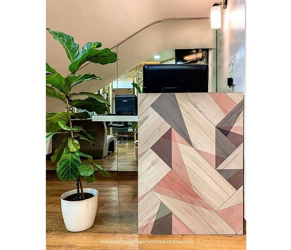 Reception Counter Interior Design