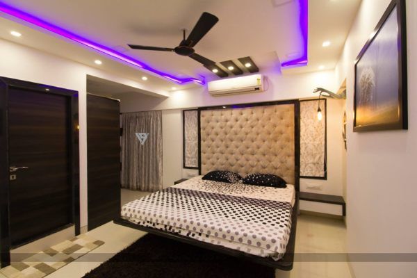Saikrupa, 3BHK Bungalow Bedroom Interior Design - 01