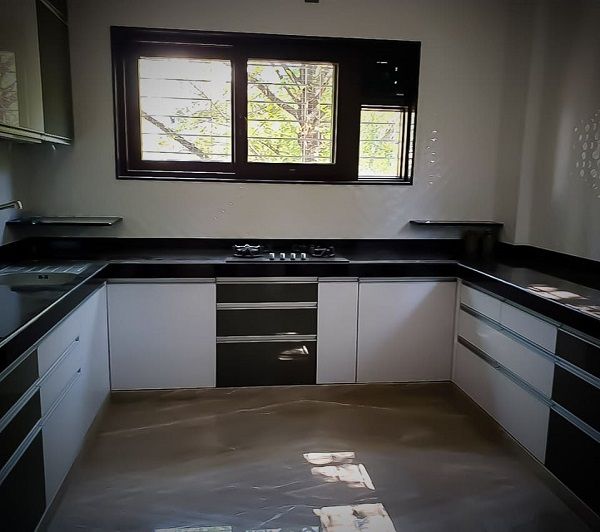 C-Shape Kitchen Interior Design