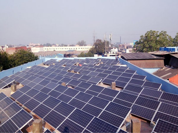 110 KW Roof Top Grid Tied Solar System, Lubi Industries LLP, Naroda, Ahmedabad