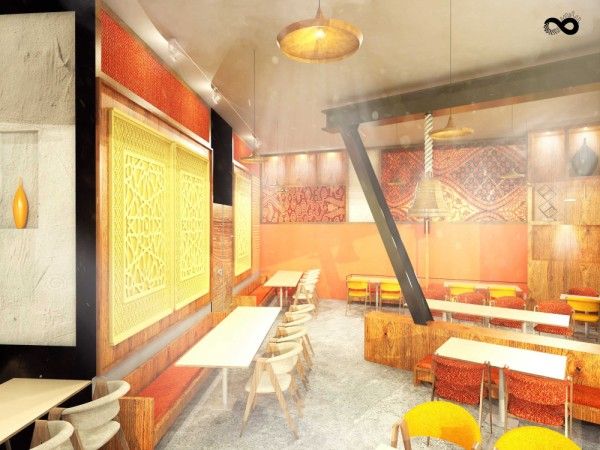 Restaurant Interior Design Project - 01