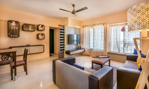 Living Room Interior Design,(Lohegaon, Pune)
