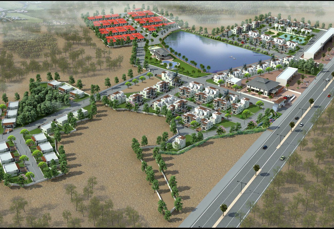 Top View of Lake City - Pali