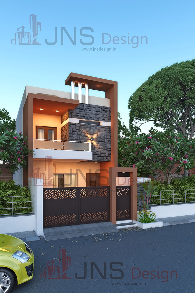 Interior Design of Angle Residence, Rajkot