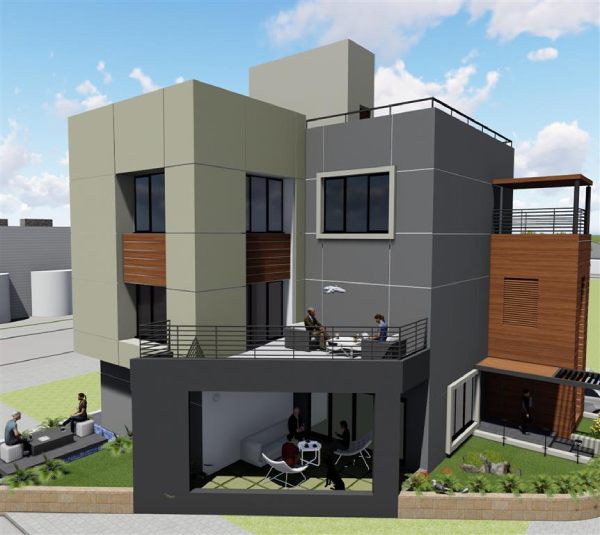 Architectural Design of P+S House, Surat
