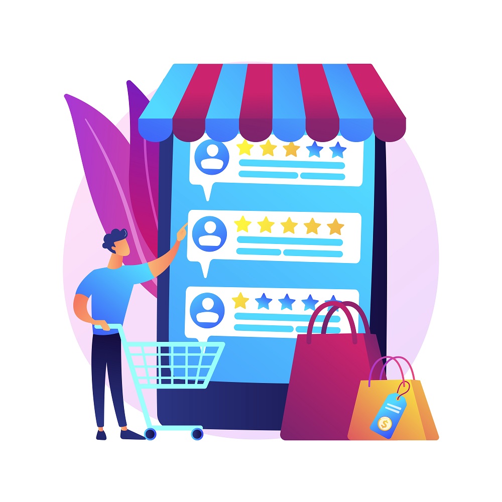 Check Seller Reputation by Rating and Review